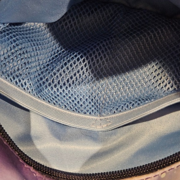 Jujubee small Diaper Bag Galaxy cosmic Print Backpack Blue Purple - Picture 3 of 9